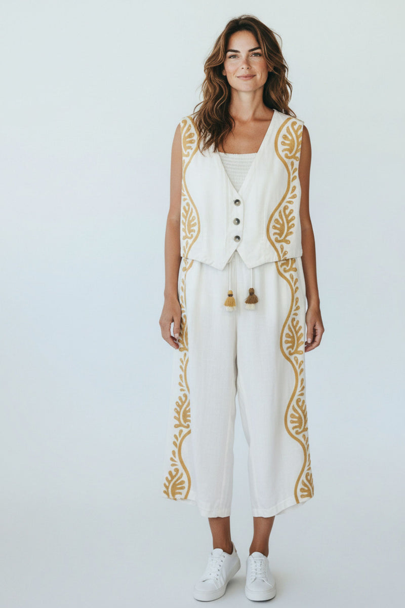 Cojunto Boho Amarillo