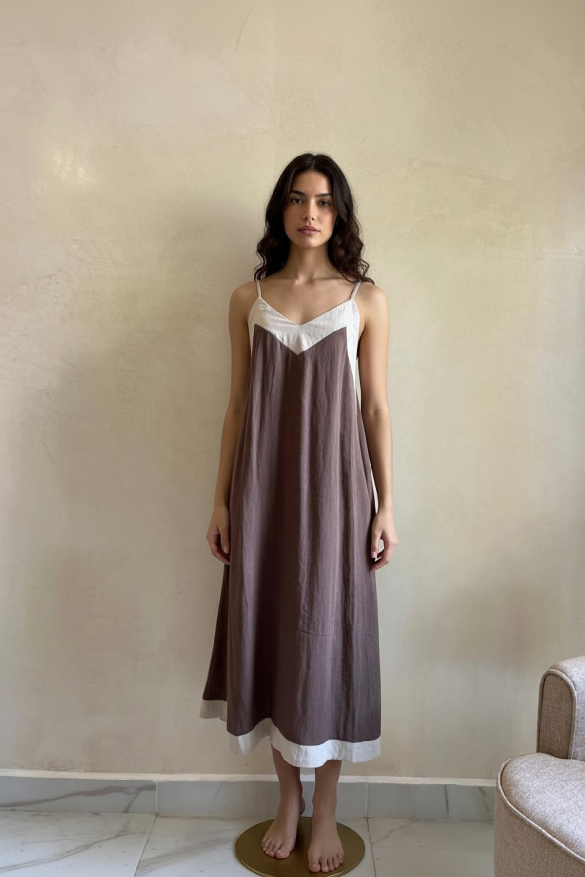 Iconic Khaki Dress