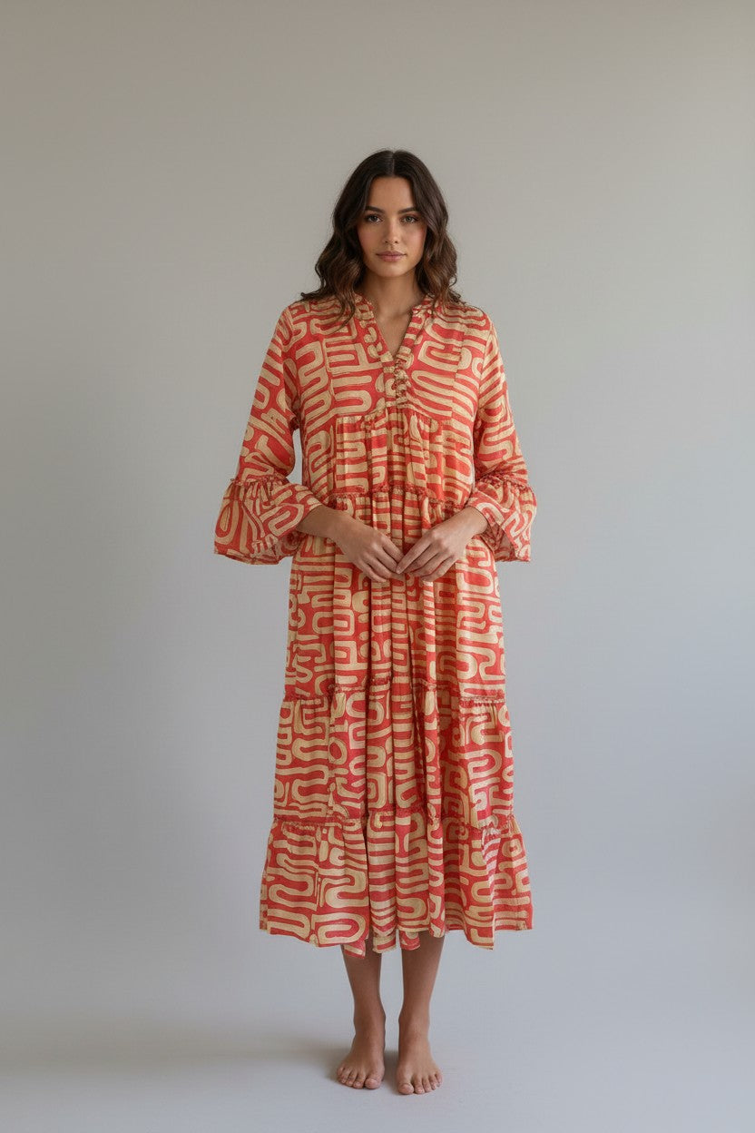 Vestido Resort Rosa