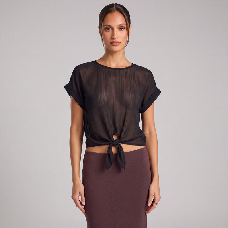 Blusa Nudo Tulúm Negro