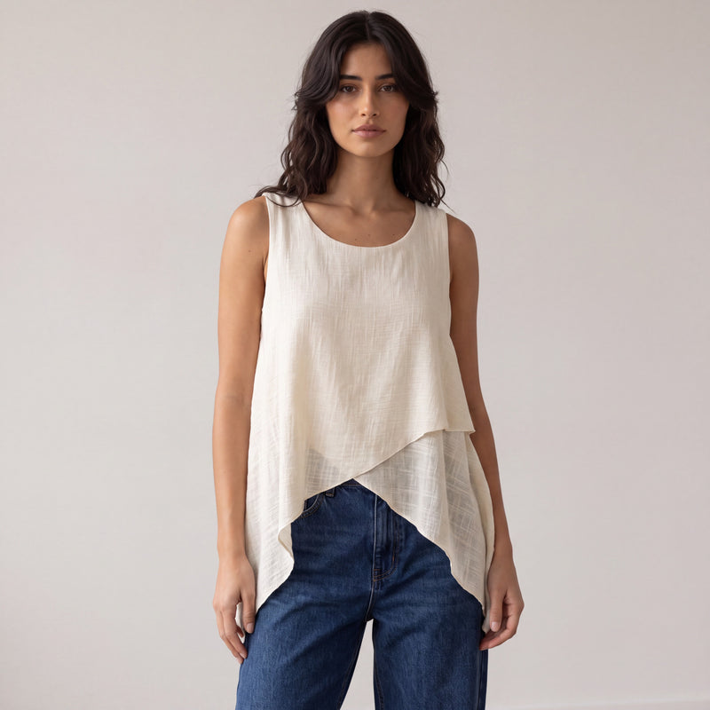 Blusa Picos Algodón