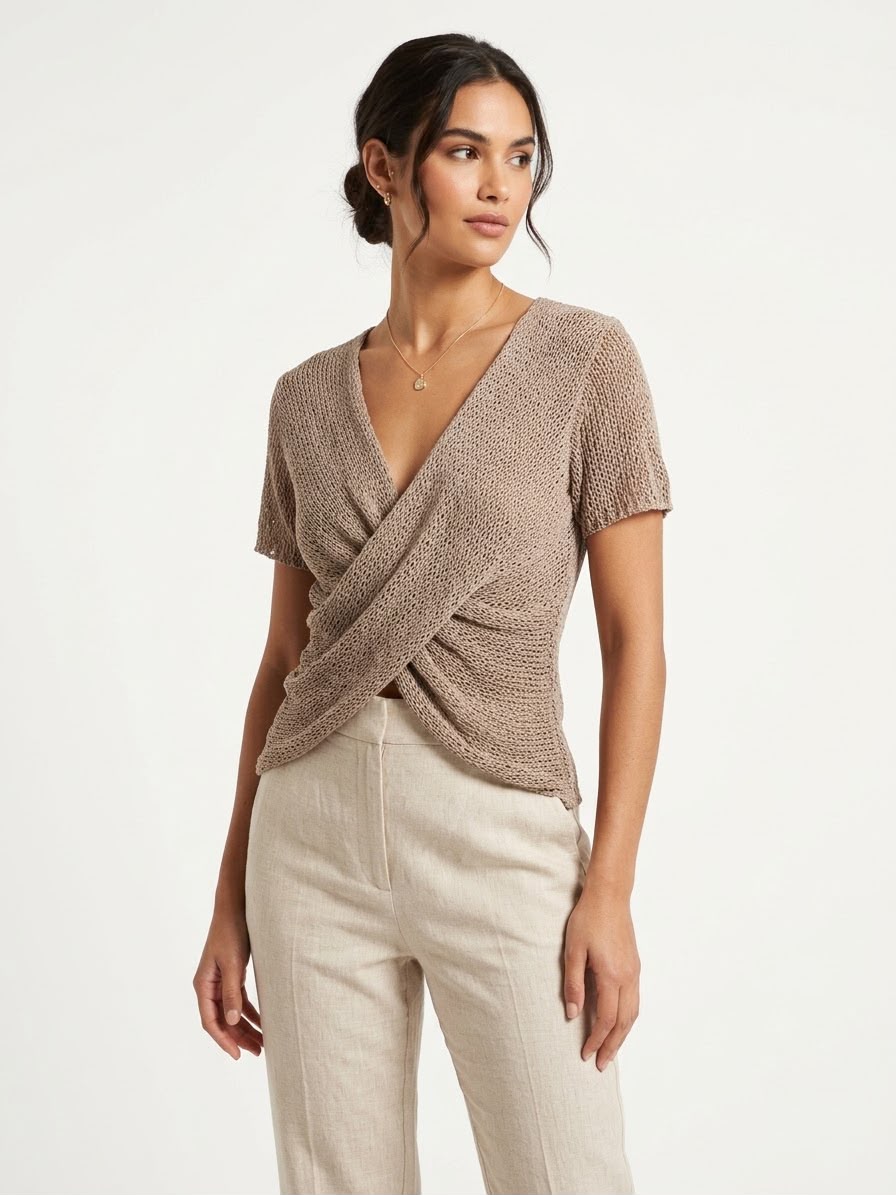 Blusa cruzada