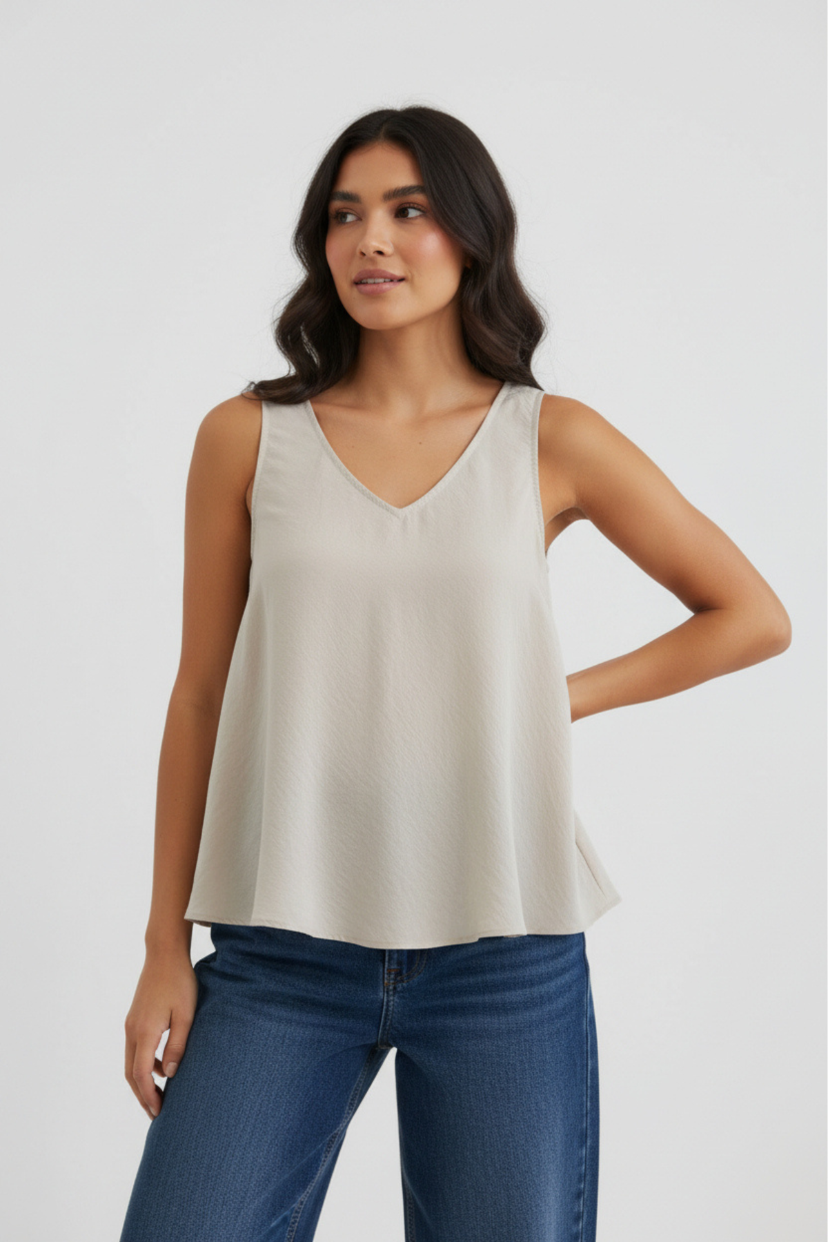 Aquamarine Flared Blouse