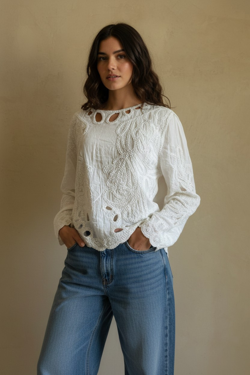 Blusa Olas Florales