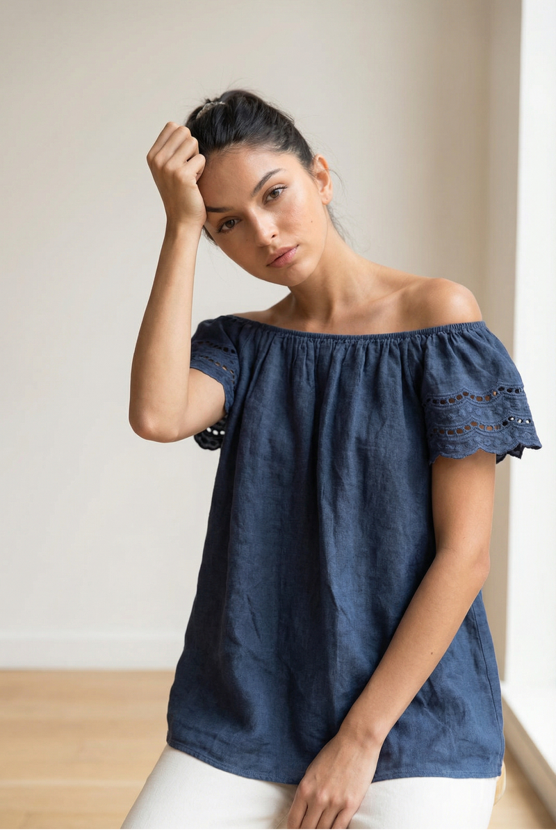 Blusa Natura Azul