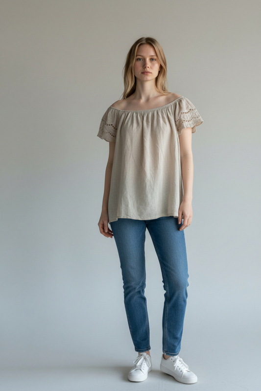 Blusa Natura Beige