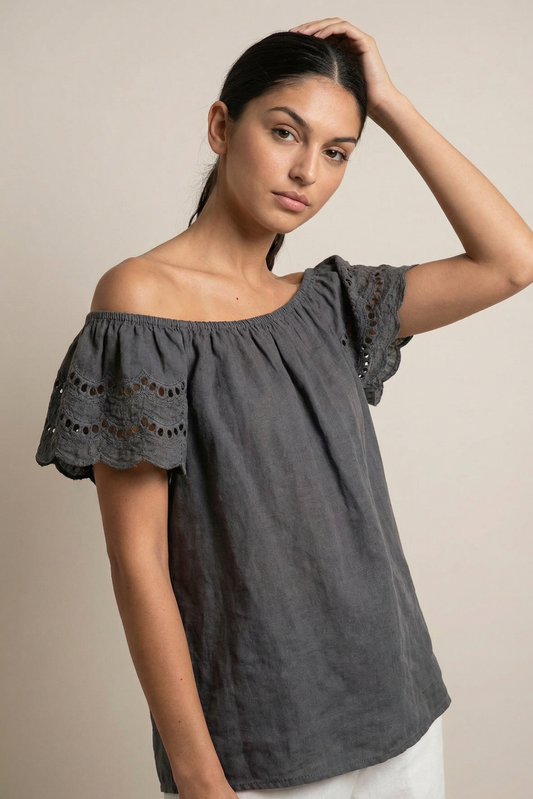 Blusa Natura Gris