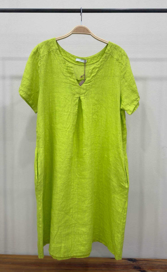 Vestido Safari Verde Pistacho