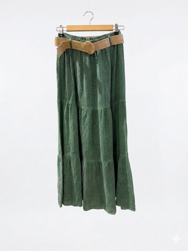Serena Dark Green Skirt