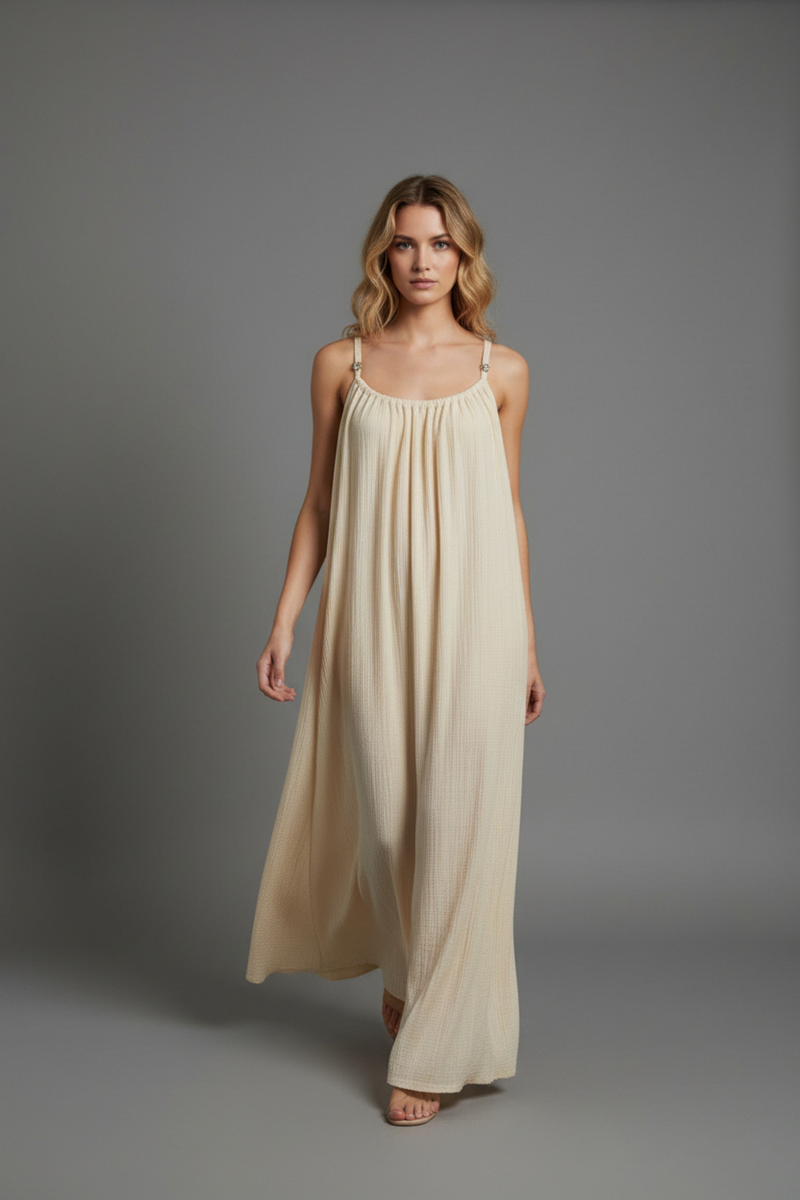 Paz Beige Dress