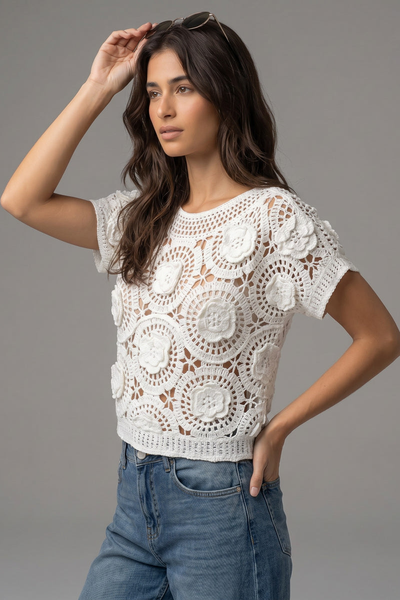 Blusa Crochet