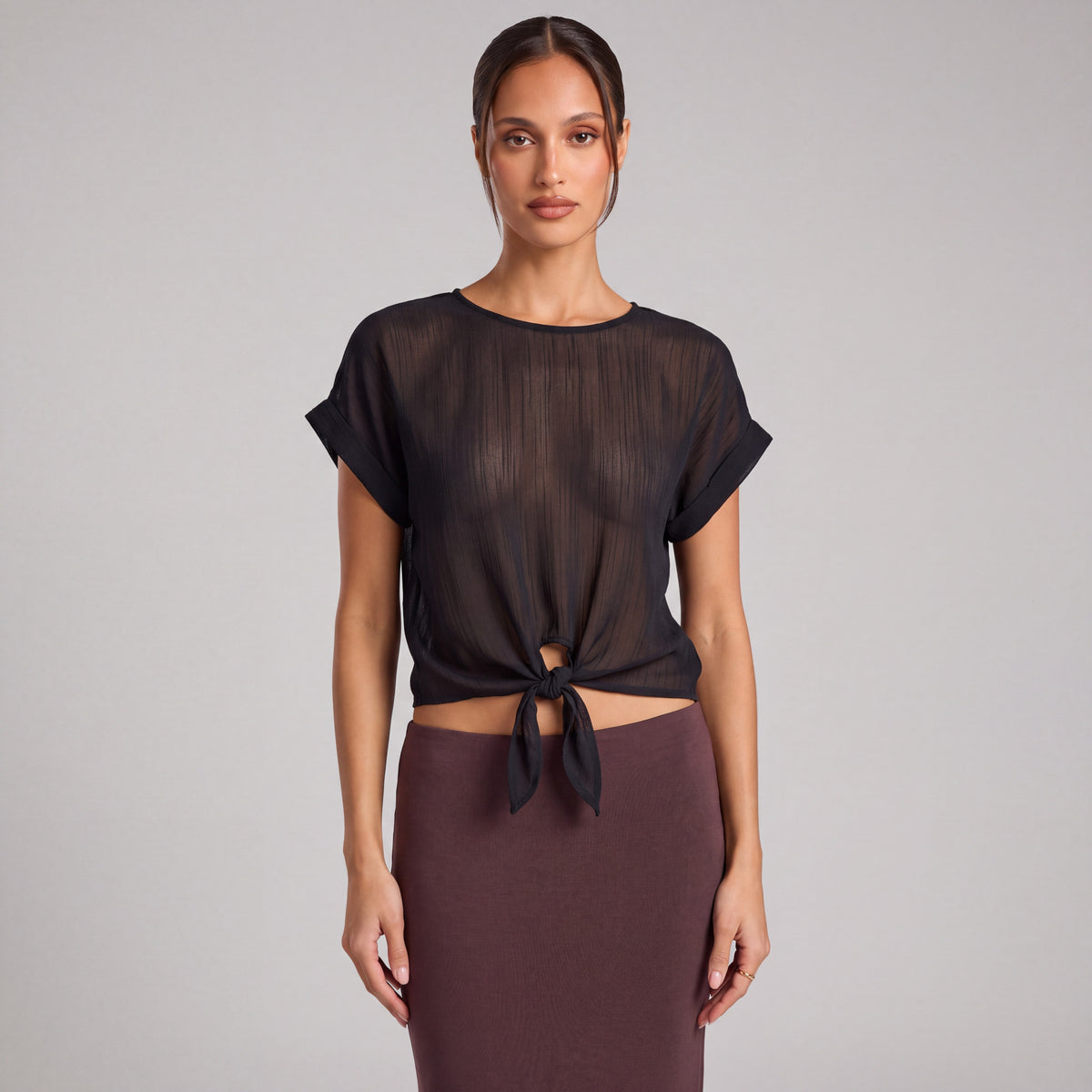 Blusa Nudo Tulúm Negro