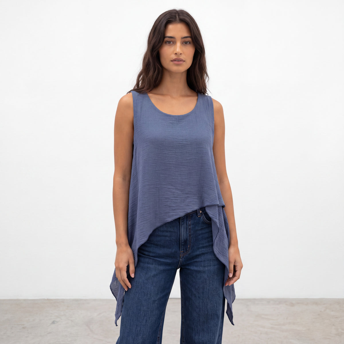 Blusa Picos Algodón