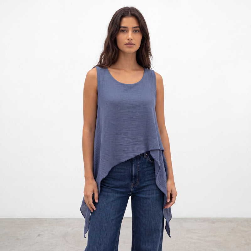 Blusa Picos Algodón