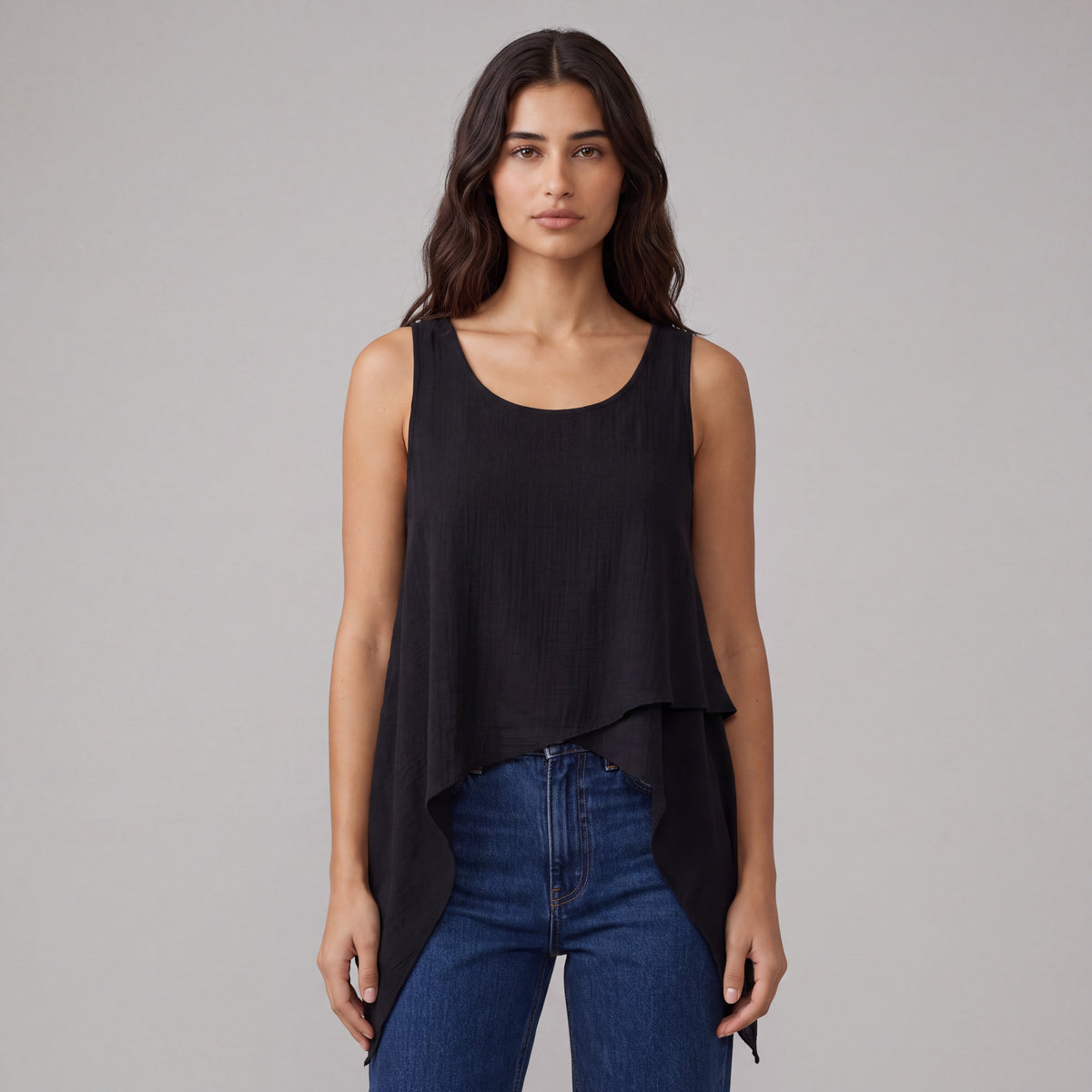 Blusa Picos Algodón
