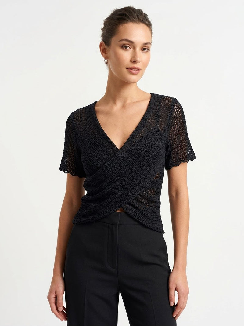 Blusa cruzada