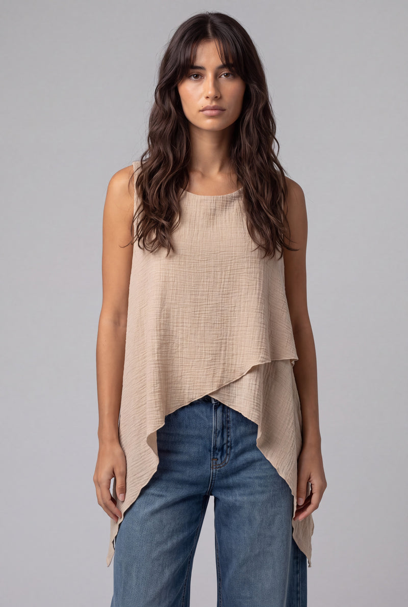 Blusa Picos Algodón