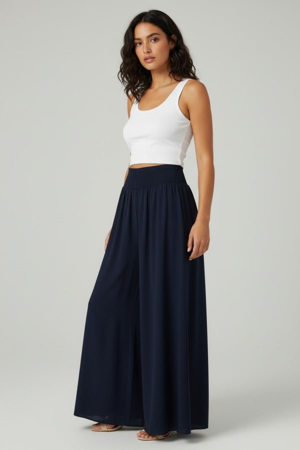 Palazzo Capri Navy Blue