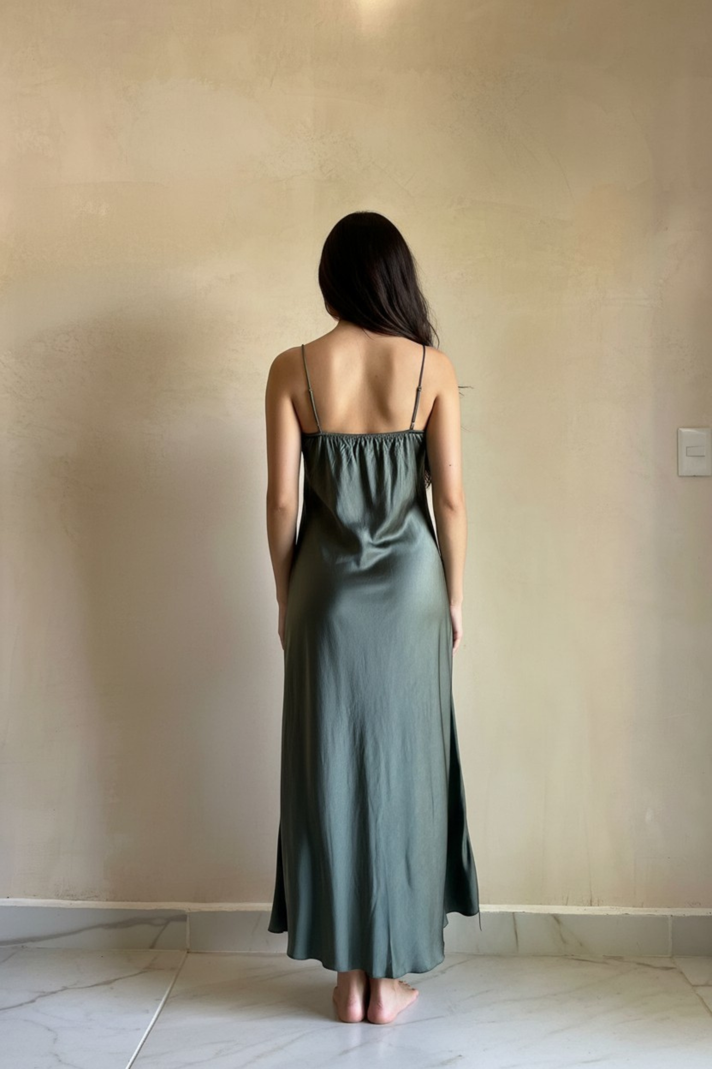 Vestido Sol Verde Militar