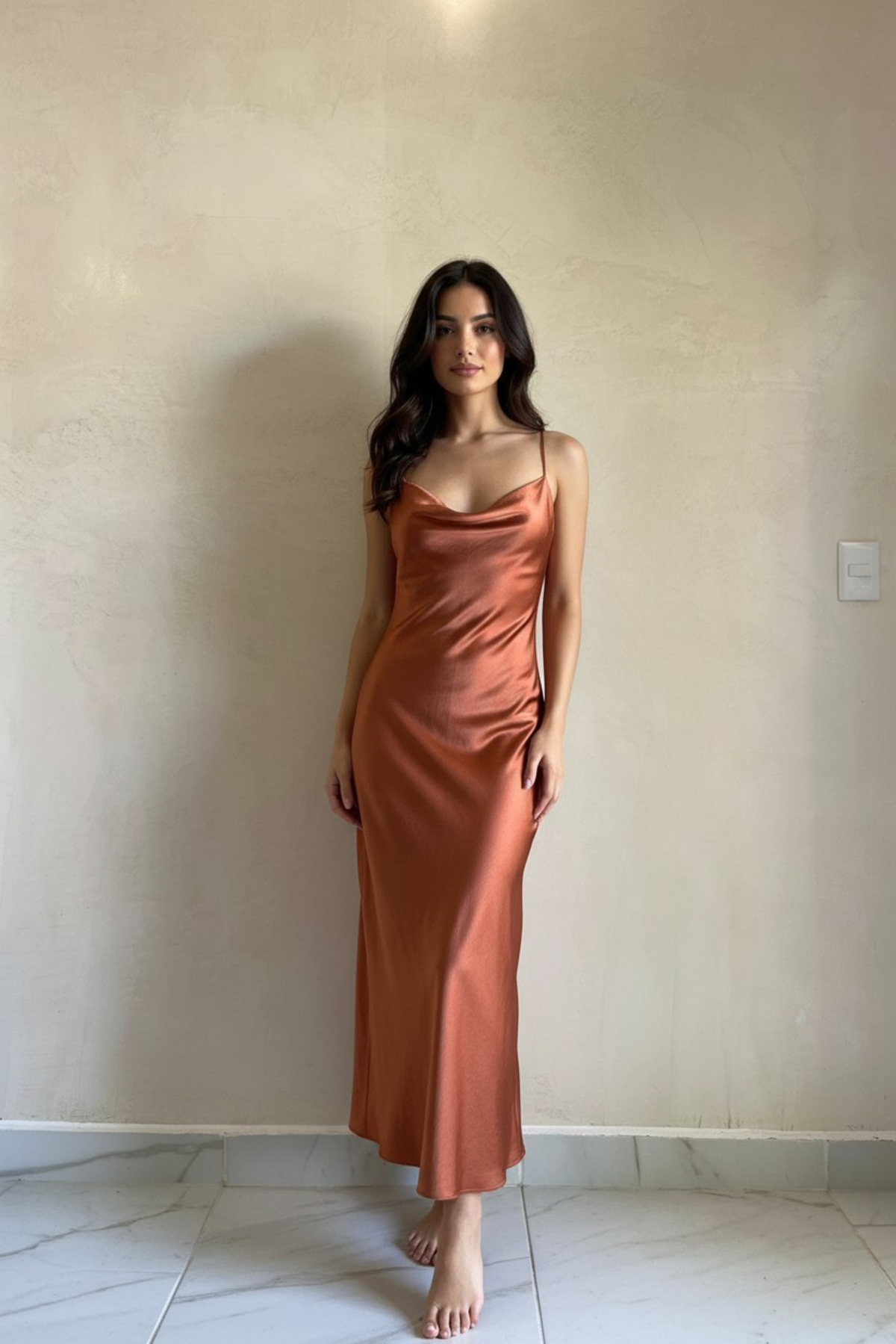 Vestido Sol Teja