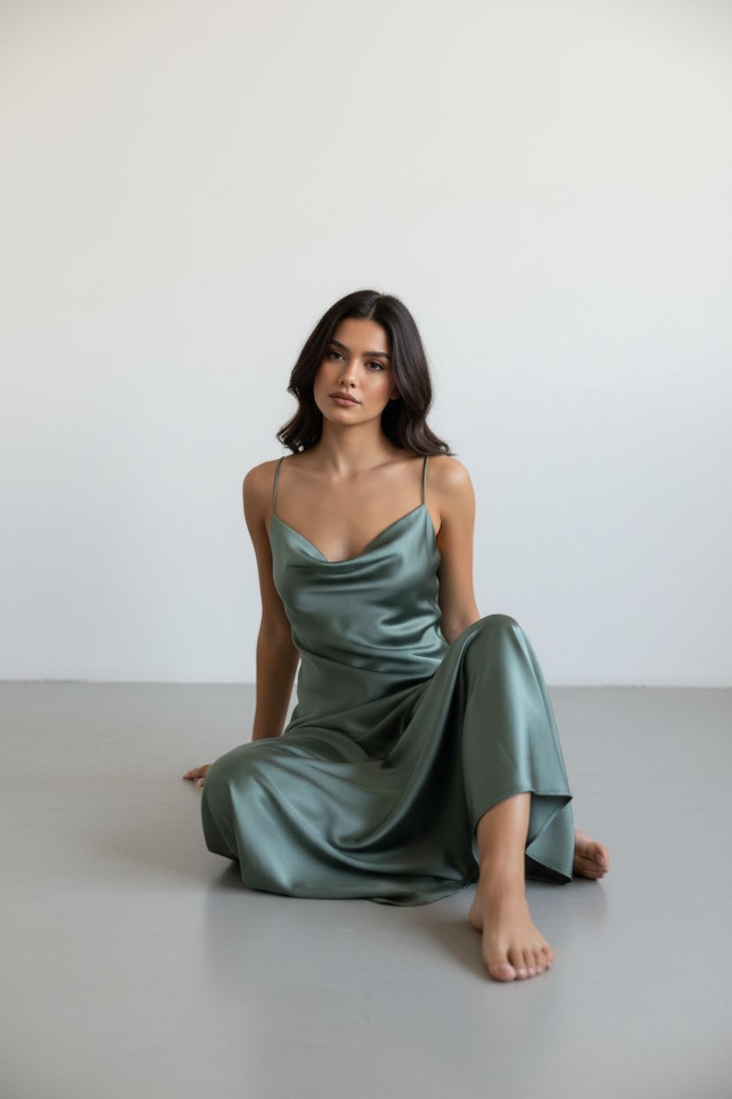 Vestido Sol Verde Militar