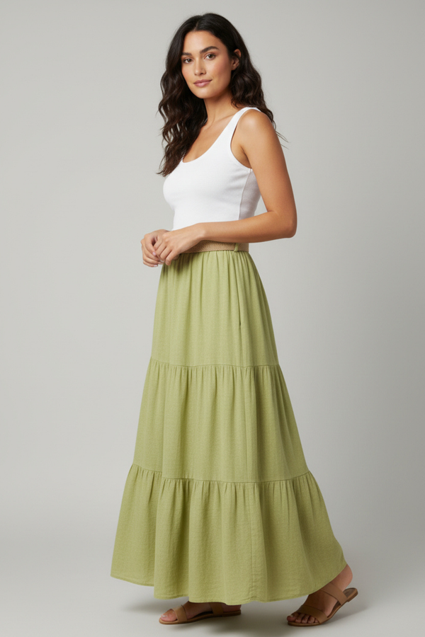 Serena Green Skirt